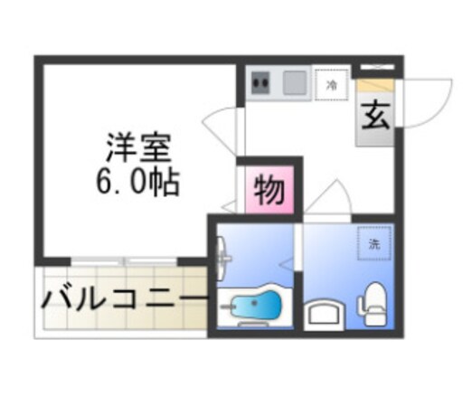 CRASTINE小路東Aの物件間取画像